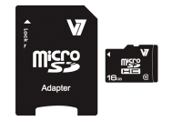 V7 VAMSDH16GCL10R-2E flashgeheugen 16 GB MicroSDHC Klasse 10