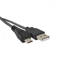 Qoltec 50521 kabel USB 1 m USB 2.0 USB A Micro-USB B Czarny