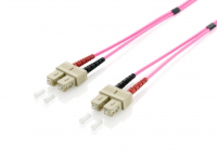 Digital Data Communications 255527 InfiniBand/fibre optic cable 15 m SC OM4 Zwart, Grijs, Rood, Violet