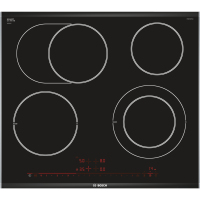 Bosch Serie 8 PKN675DP1C Kochfeld Schwarz, Edelstahl Integriert Keramik 4 Zone(n)