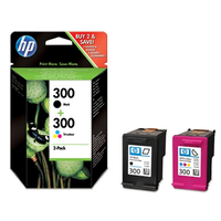 HP 300 Combo-pack inktcartridge 2 stuk(s) Origineel Zwart, Cyaan, Magenta, Geel