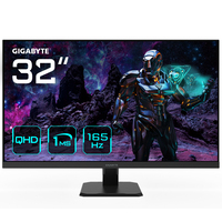 GIGABYTE GS32Q 31.5" QHD Gaming Monitor - 2560 x 1440 (QHD), 165Hz, 1ms, 300 cd/m², FreeSync Premium, HDR-fähig, HDMI 2.0, DisplayPort 1.4