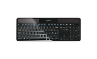 Logitech Wireless Solar Keyboard K750 clavier RF sans fil QWERTY Anglais britannique Noir