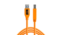 Tether Tools CU5460ORG USB cable 4.6 m USB 3.2 Gen 1 (3.1 Gen 1) USB A USB B Orange