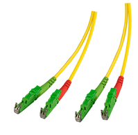 EFB Elektronik O0933.20 Glasfaserkabel 20 m 2x E-2000 (LSH) OS2 Gelb