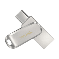 SanDisk Ultra Dual Drive Luxe unidad flash USB 256 GB USB Type-A / USB Type-C 3.2 Gen 1 (3.1 Gen 1) Acero inoxidable