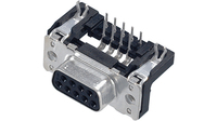 Harting 09 66 452 6612 kabel-connector D-Sub SV Zwart, Roestvrijstaal