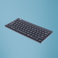 R-Go Tools Compact Break R-Go Tastatur, QWERTY (ND), Bluetooth, schwarz