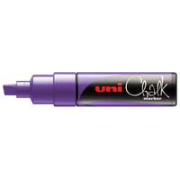 Uni-Ball ChalkGlass PWE-8K marqueur à craie liquie Ciseau Violet 1 pièce(s)