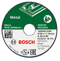 Bosch 1 600 A01 S5Y haakse slijper-accessoire Knipdiskette
