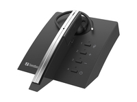 Sandberg 126-25 słuchawki/zestaw słuchawkowy Bezprzewodowy Nauszny Biuro/centrum telefoniczne Bluetooth Podstawka do ładowania Czarny, Szary