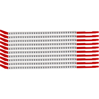 Brady SCN-10-G marqueur de câble Noir, Blanc Nylon 300 pièce(s)