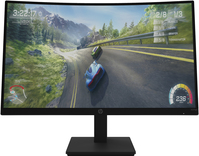 HP X27c monitor komputerowy 68,6 cm (27") 1920 x 1080 px Full HD Czarny