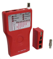 Microconnect CAB-TEST3 hálózati kábelteszter Vörös