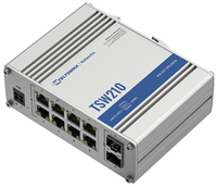 Teltonika TSW210 network switch Unmanaged Gigabit Ethernet (10/100/1000) Aluminium