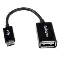 Câble Adaptateur Micro USB Host OTG 12 cm - USB A femelle vers Micro USB B mâle