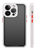 Vivanco Frosted mobiele telefoon behuizingen 15,5 cm (6.1") Hoes Zwart, Grijs