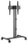 Manhattan TV & Monitor Mount, Trolley Stand (Compact), 1 screen, Screen Sizes: 34-55", Silver, VESA 200x200 to 400x400mm, Max 35kg, Height-adjustable to four levels: 862, 916, 9...