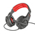 Trust GXT 310 Kopfhörer Kabelgebunden Kopfband Gaming Rot