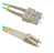 Qoltec 54348 InfiniBand/fibre optic cable 1 M LC SC OM4 Zöld