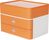 HAN 1100-81 organizador para cajón de escritorio Plástico Naranja