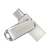 SanDisk Ultra Dual Drive Luxe USB flash meghajtó 256 GB USB Type-A / USB Type-C 3.2 Gen 1 (3.1 Gen 1) Rozsdamentes acél