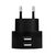 LogiLink USB Steckdosenadapter, 2x USB-Port für Fast Charging, 10,5W