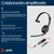 POLY Auriculares Blackwire 5210 monaural USB-C + conector de 3,5 mm + adaptador USB-C/A