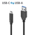 PureLink IS2611-010 câble USB 1 m USB 3.2 Gen 2 (3.1 Gen 2) USB C USB A Noir