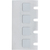 Brady PTL-1-717 printer label White Self-adhesive printer label