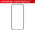 Displex Panzerglas (10H) für Apple iPhone 15/15 Pro, Eco-Montagerahmen, Full Cover