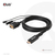 CLUB3D CAC-1712 cavo e adattatore video 2 m VGA (D-Sub) + 3.5mm HDMI + Micro-USB Nero