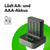 GP Batteries USB-Ladegerät GP M451, inkl. 4 x ReCyko AA 2600 mAh & USB Dock