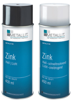 Zink Hell Metallit, Duplex-Rostschutz, Zink-/Alukombination, schnelltrocknend, 400ml Dose