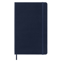 Kalendarz tygodniowy MOLESKINE 2023/24, 18M, L, twarda oprawa, sapphire blue