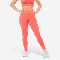 Women's Push-up-effect Seamless Leggings - Pink - UK 10 / EU M