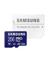 Samsung PRO Plus 256 GB microSD UHS-I U3 Full HD 4K UHD 180MB/s Read 130MB/s Write Memory Micro SD