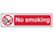 No Smoking - PVC Sign 200 x 50mm