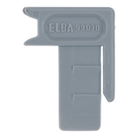 ELBA Hängestecker 43 x 32 mm, aus Polystyrol, zum Umrüsten von Pendelheftern in Vertikal-Hängehefter, grau