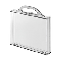 Präsentationskoffer / Musterkoffer / Kunststoff-Koffer „Compact“ | 232 mm 182 mm 35 mm