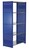 Lochplatten-Seitenblende, 90 x 1000 x 300 mm (H x T), RAL 5010 enzianblau