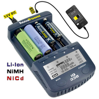 AccuPower Universele IQ338 lader met USB-uitgang Li-ion / Ni-Cd / Ni-MH