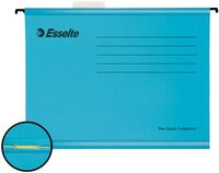 Esselte Pendaflex A4 Reinforced Suspension File Card V Base Blue (Pack 10) 93130