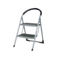 White 2 Tread Step Ladder (100kg Capacity Height to top step: 490mm) 359293