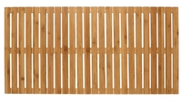 WENKO Baderost Indoor & Outdoor Bambus, 100 x 50 cm, rutschhemmende Unterseite