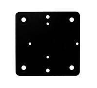 SYSTEM X - Mounting Adaptor Plate, Black System X Mounting Adaptor Plate, Wall plate, Black, Steel, BTV112, BTV113, BTV114,Monitor Mount Accessories
