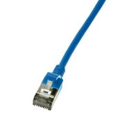 Slim U/Ftp Networking Cable , Blue 0.3 M Cat6A U/Ftp (Stp) ,