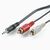 3.5Mm/2X Rca (M) Cable 1.5 M, ,