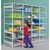 Boltless storage shelving unit, zinc plated, medium duty