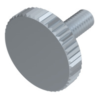 DIN 653, Rändelschraube, M 5x16, ST, verzinkt, standard, 5 µm, Zn5/An/T0